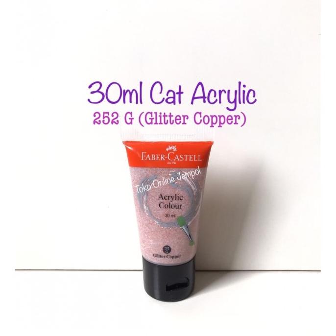 

Cat Acrylic 30ml GLITTER COPPER 252G 373583 Faber Castell art ATK902FC