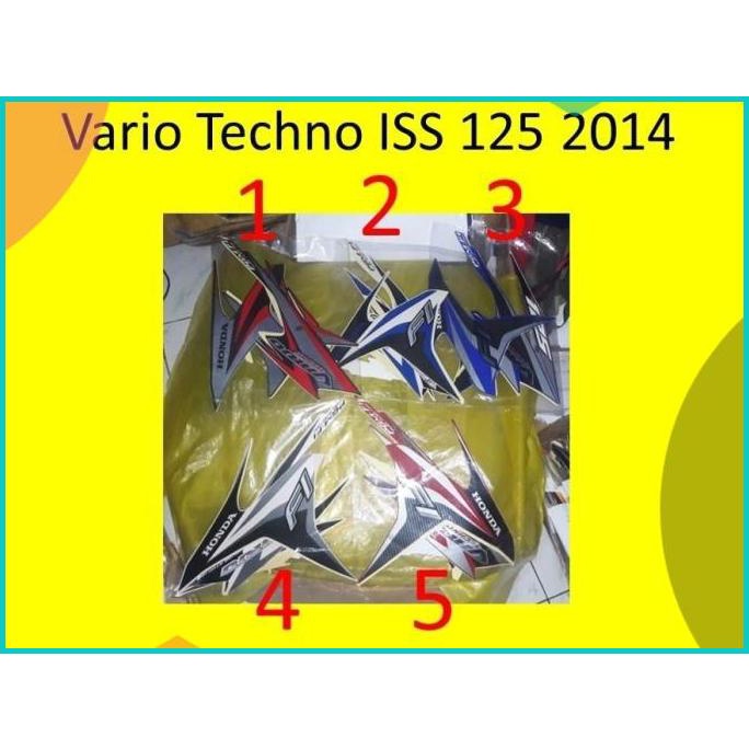 Motor Honda Vario 2014 125 Tech Stiker / Lis / Striping / Stripping 16