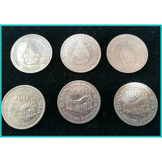 Uang Koin Lama Kuno 100 Rupiah Tahun 1978 Edisi Gunungan Wayang Rumah