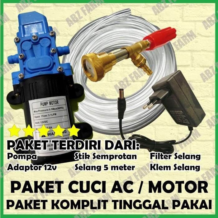 Paket Alat Cuci Motor Ac Komplit Mesin Stim Jetwash Mini