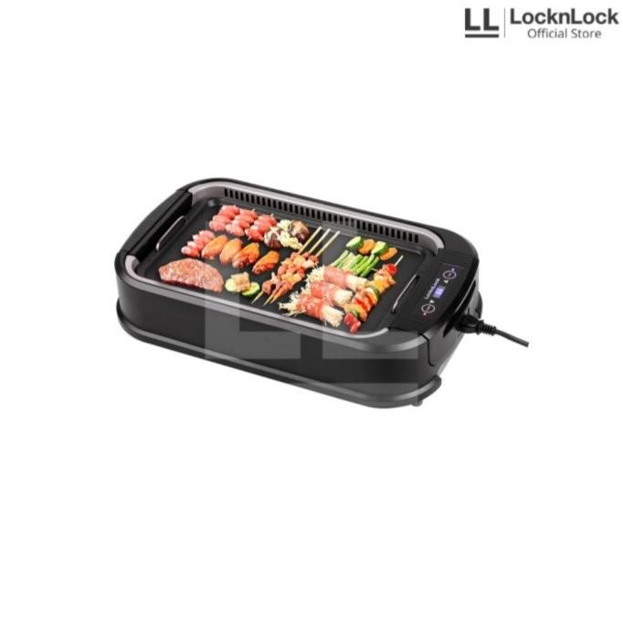 Lock N Lock Electric Grill Pan - Smokeless Grill Ejg251Blk Agalonline