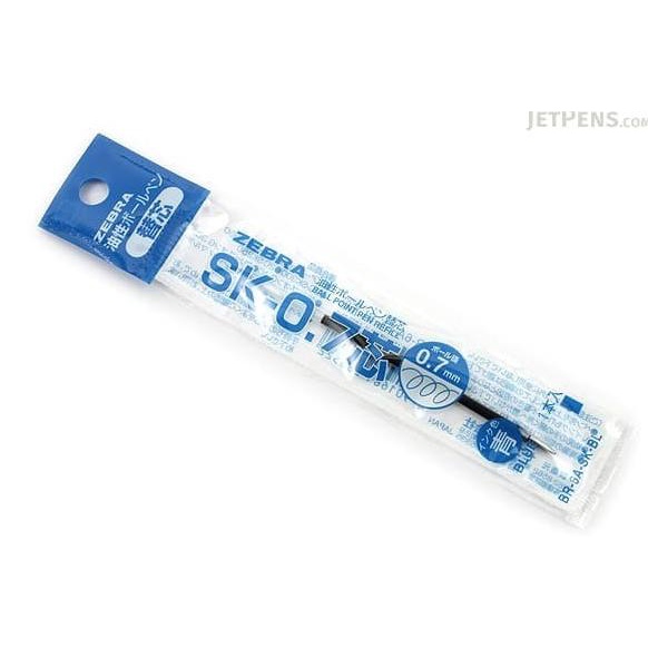 

ATK0594ZB BIRU 0.7 mm Refill Zebra SK-0.7 isi ulang pulpen balpoint