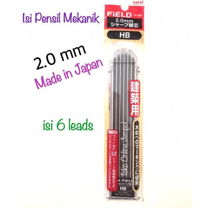 

ATK0789UN HB 2.0mm JAPAN refill isi pensil mekanik 144824 mechanical