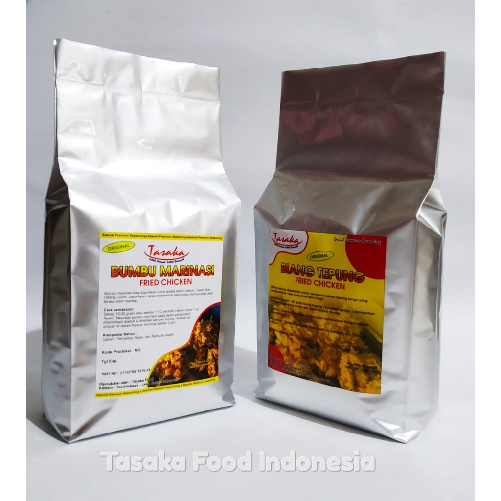 

Bumbu 3 Kg, Isi 2 Kg Biang Tepung Dan 1 Kg Bumbu Marinasi = 3 Kg