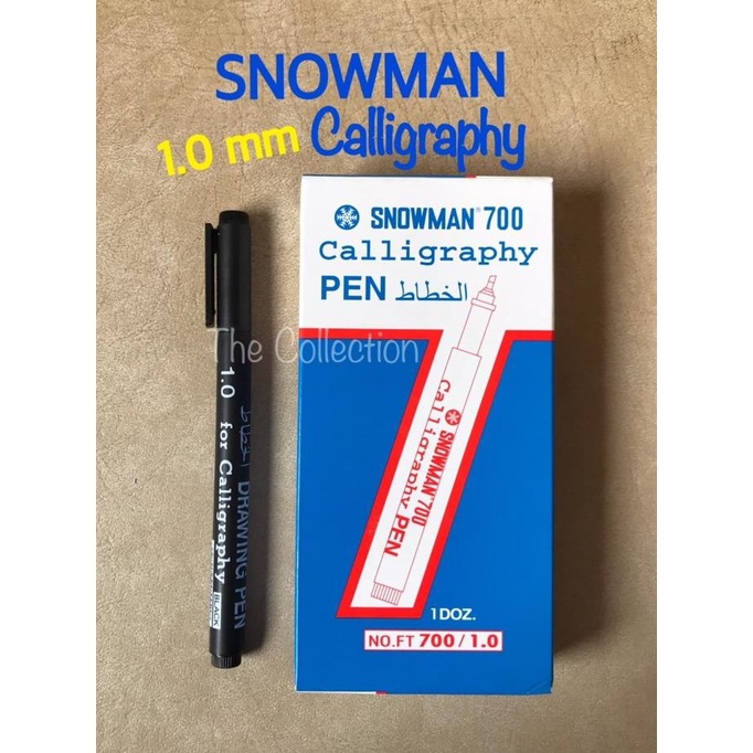 

ATK0570SM 1.0 Calligraphy Pen Snowman Kaligrafi Spidol 1,0 marker draw