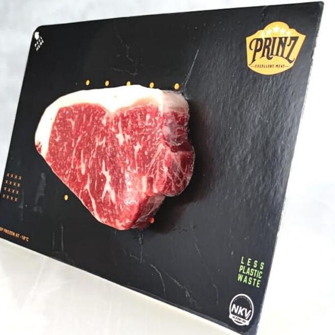 

Terjangkau Prinz Skin Vacuumed Sumatran Wagyu Beef Sirloin Mb6+ 200Gr Purwinata