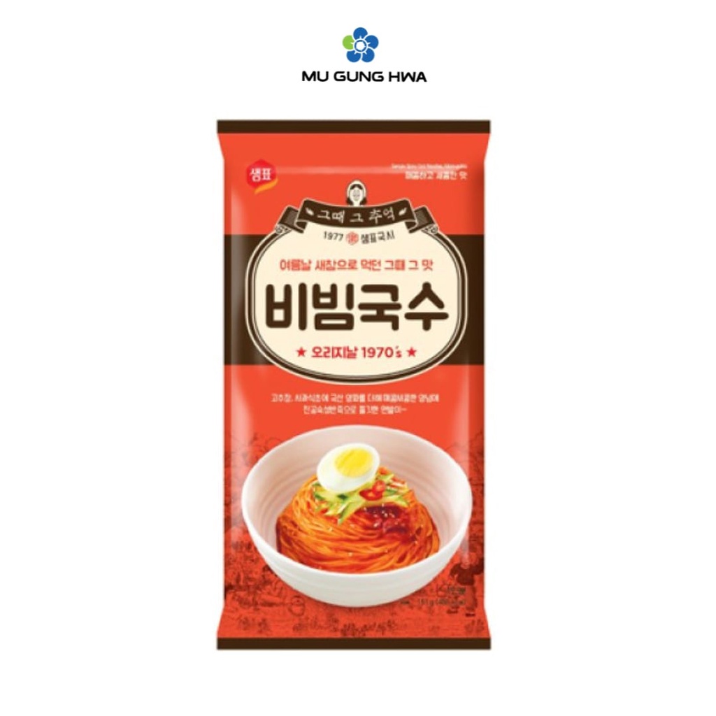 

Sempio Spicy Cold Noodle - Bibim-Guksu135Gr X3Pcs