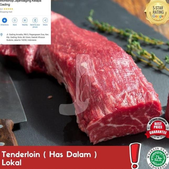 

Spesial Daging Sapi Tenderloin ( Has Dalam ) Lokal 1 Kg Mikomijual