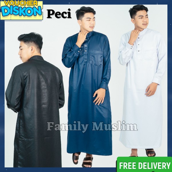 Premium Gamis Koko Baju Muslim Laki2 Bju Pakean Cowo Idul Fitri Import Modern Kokoh Lak Jubah Pria M