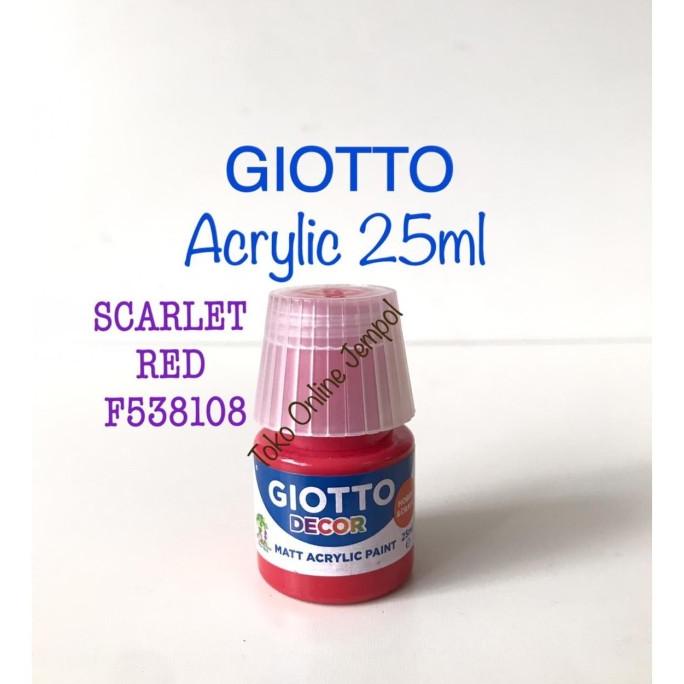 

25ml RED Cat Acrylic Giotto 538108 Akrilik Merah Paint Art ATK0962GT