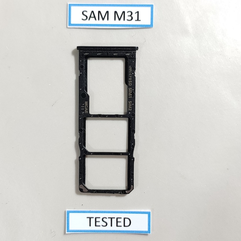 Sim Tray Simtray Samsung M31 Original Copotan
