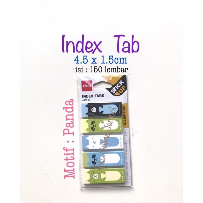 

150 lbr Index Tab DELI Stick Up A64002 DELI sticky note ATK1017DL