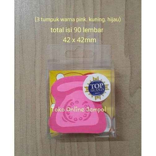 

Memo Stick Mini Cube TELPON Kertas Glue Mini Pocket Pronto ATK0011