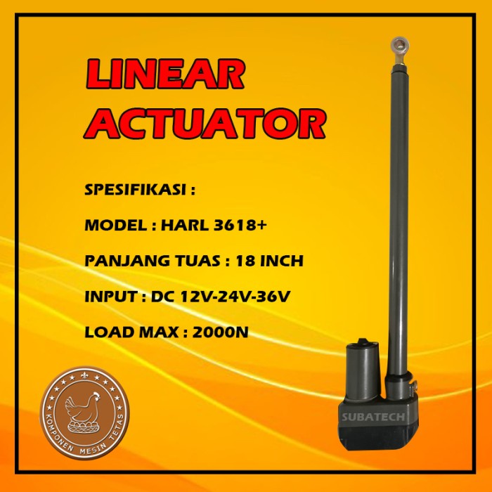[Ori] Linear Actuator Aktuator Hidrolik Parabola Diskon