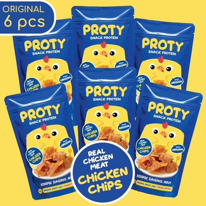 

PROTY Original (Bundle 6) Snack Anak Sehat Protein Chicken Chips HTS