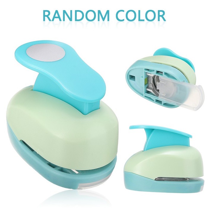 

Promo 1In 2.5Cm Big Circle Round Paper Craft Hole Punch Tool Kids Diy