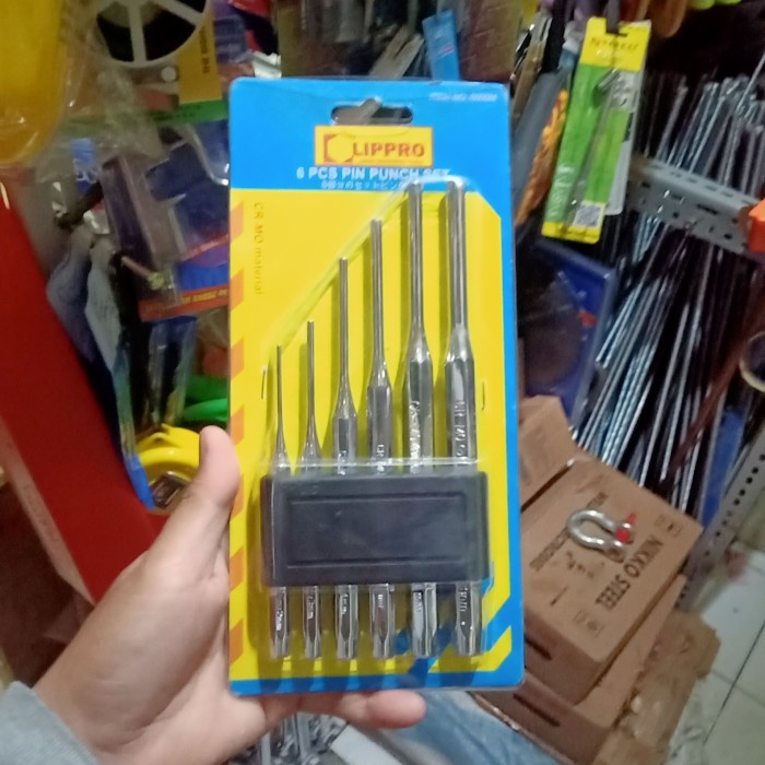 

Promo Punch Pin Set 6Pcs Lippro
