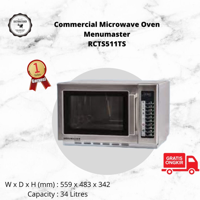 Promo Commercial Microwave Oven Menumaster Rcs511Dse