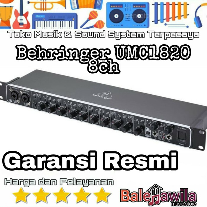 Soundcard Sound card behringer UMC1820 umc 1820 8channel Original