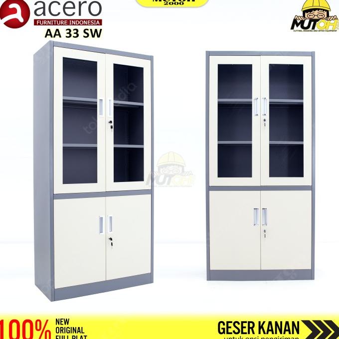 

Acero Aa-33Sw Lemari Arsip Besi Pintu Kombinasi Swing Berkualitas