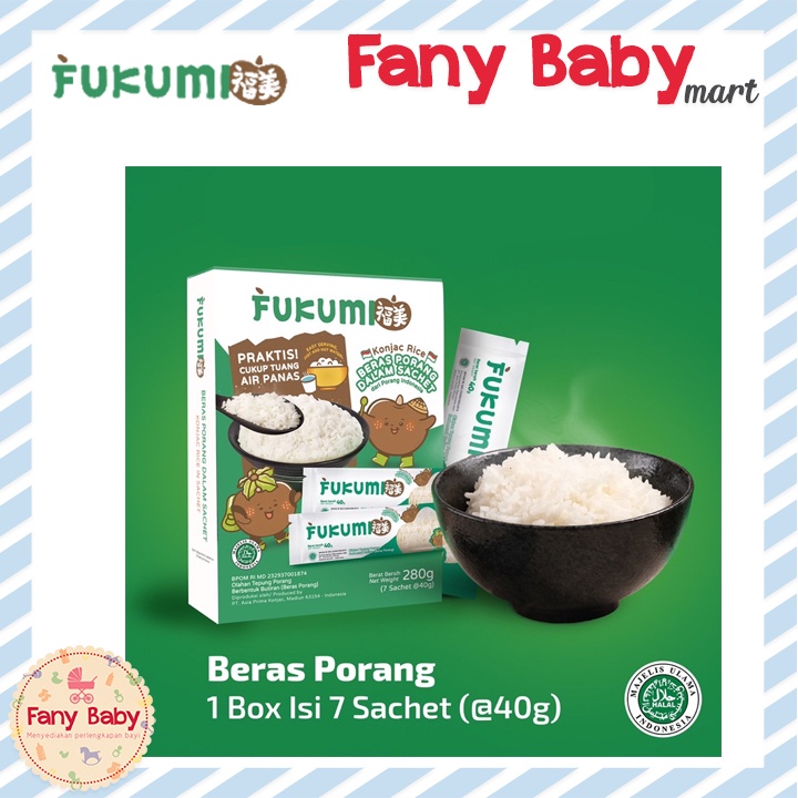 

FUKUMI BERAS PORANG BOX ISI 7 SACHET /40GR