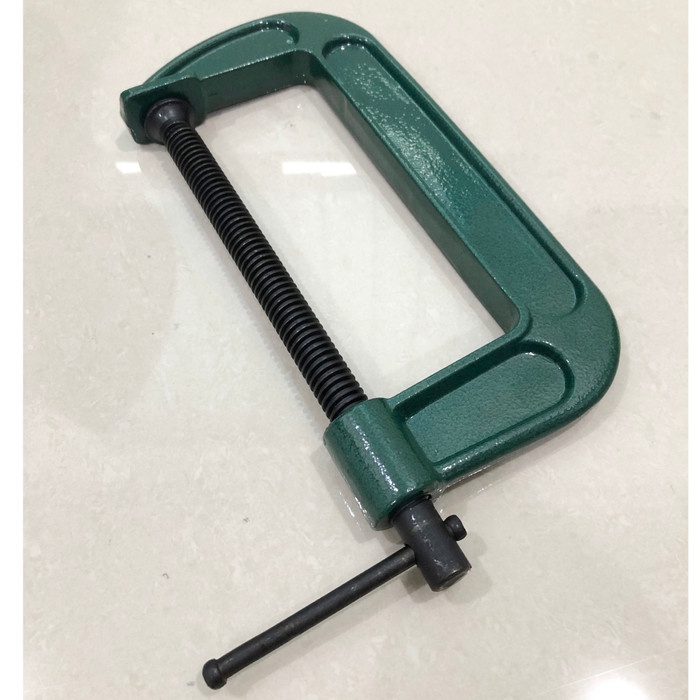 Ready Catok C 10 Inch / Clamp C 10 Inch / Klem Catok Press Jepit Besi Kayu Terbaik