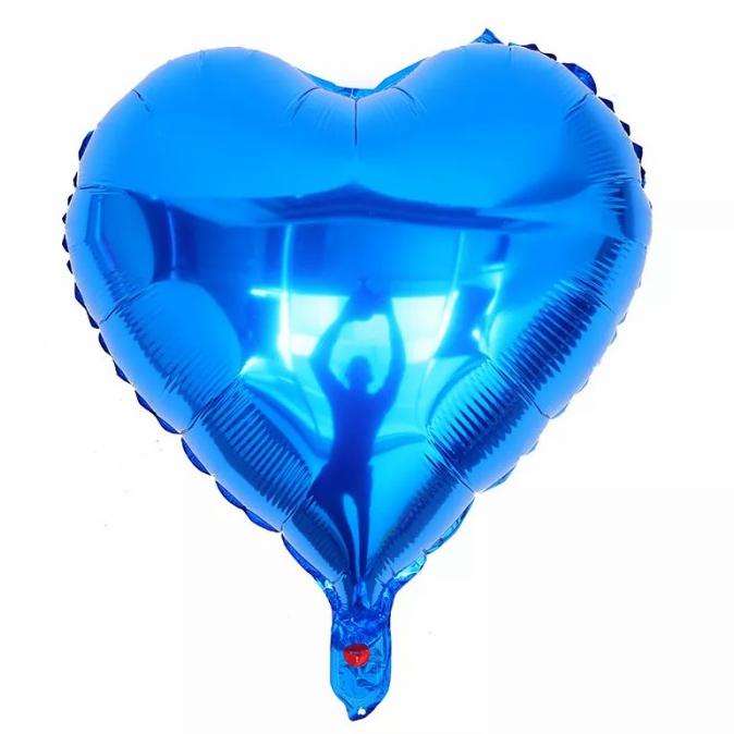 balon foil love / balon foil bentuk hati per pack isi 50pcs