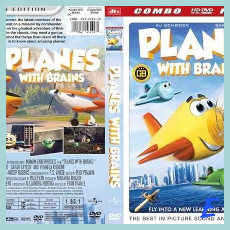 | HNP | KASET DVD FILM ANAK KARTUN PESAWAT TERBANG PLANES WITH BRANDS