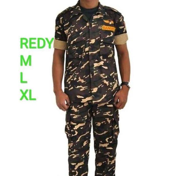 PROMO SERAGAM BANSER / SERAGAM PDL BANSER SERAGAM PDL LORENG BANSER PRIA TERLARIS BAHAN TWILL TERBAR