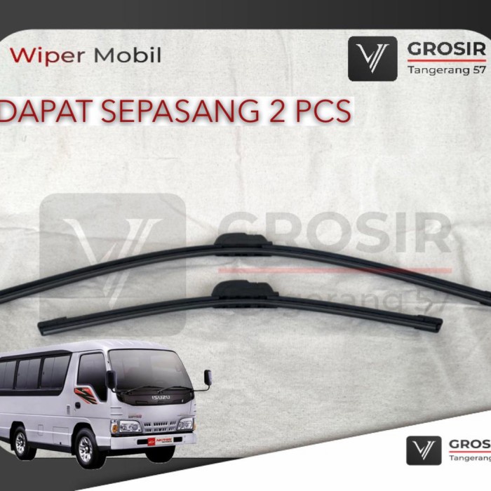Wiper Isuzu Elf Frameless / Wiper Isuzu Elf 2 Pcs Best