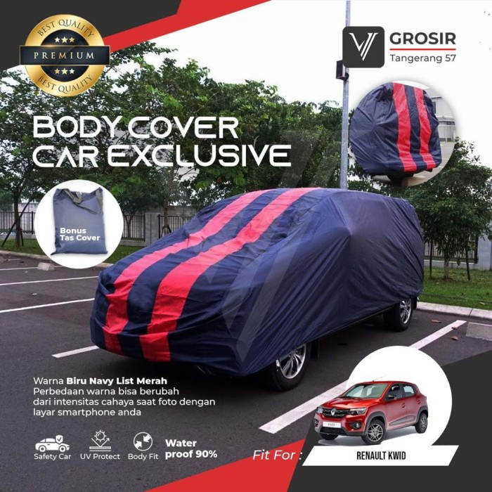 Shield Body Cover Renault Kwid Sarung Mobil Renault Kwid Best