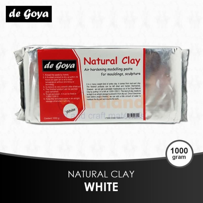 

De Goya Natural Clay White 1Kg