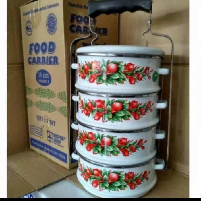 Rantang Enamel - Rantang Tenong 18 Susun 4 Maspion