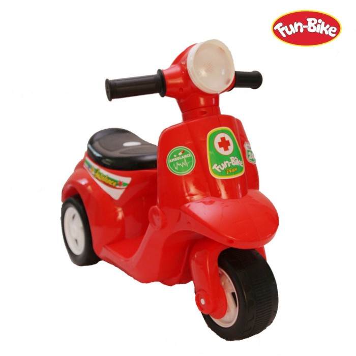 Promo Fun Bike Vespa Mini Sepeda Motor Anak Roda 3