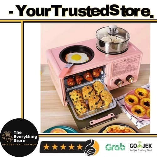 Theeverythingstore Mesin Masak 3 In 1 Serbaguna Oven,Goreng&Rebus 3In1