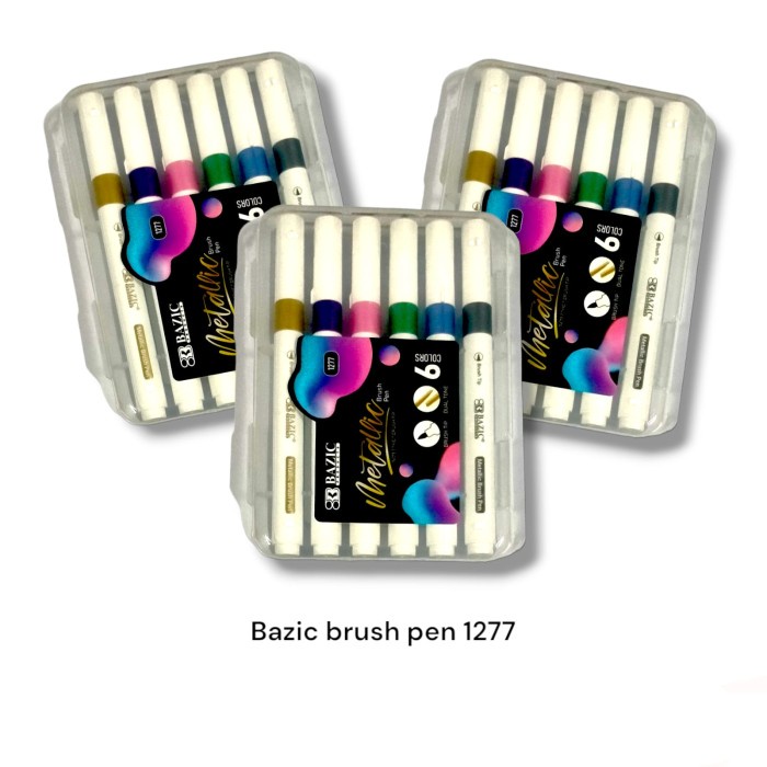 

Gratis Ongkir Spidol Gambar Kuas Lukis Warna Metalik Metalic Brush Pen Marker Set 6