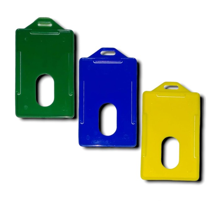 

Gratis Ongkir Name Tag Id Card Holder Plastik Warna B1