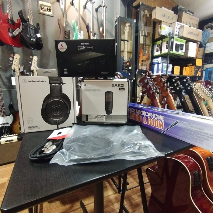 Paket Recording Midiplus Studio 2 Pro Dan AKG P220
