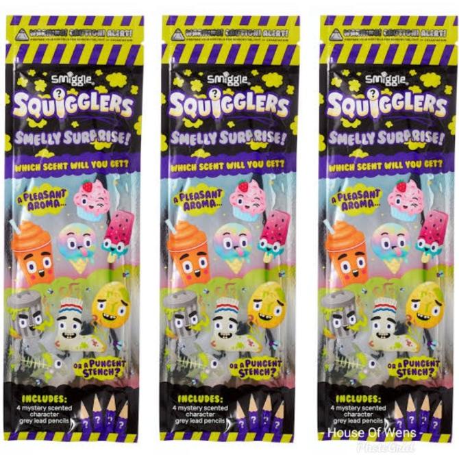 

Smiggle Squigglers Smelly Surprise - Pensil Pack Smiggle Original