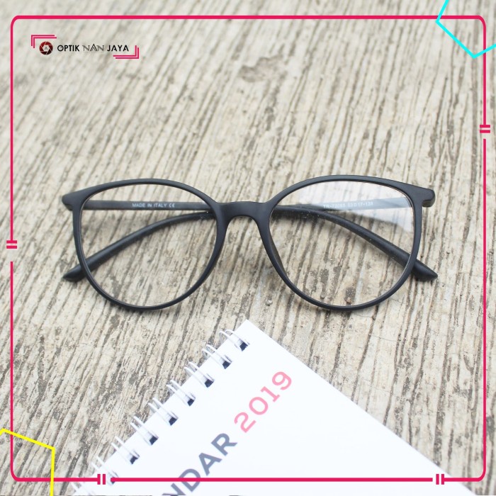 [Baru]  Gratis Lensa  Frame Kacamata Minus Baca Pria Wanita Korea Tr72085 Terbatas