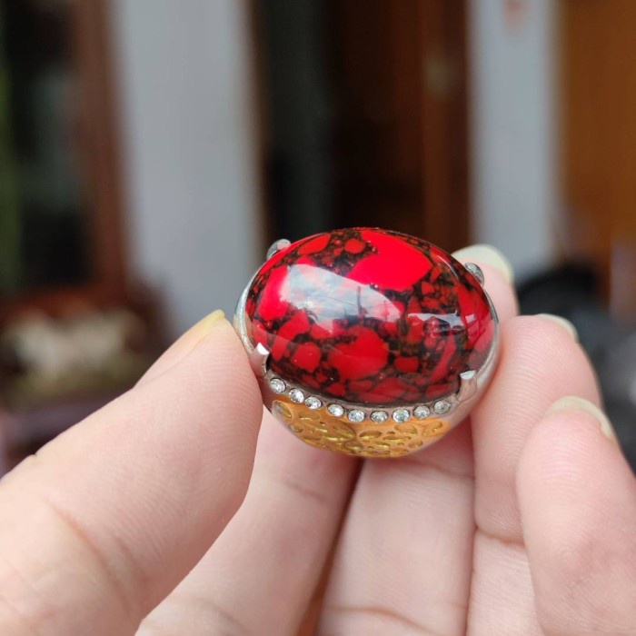 [Baru] Batu Cincin Pirus Merah Jatim Terbaru