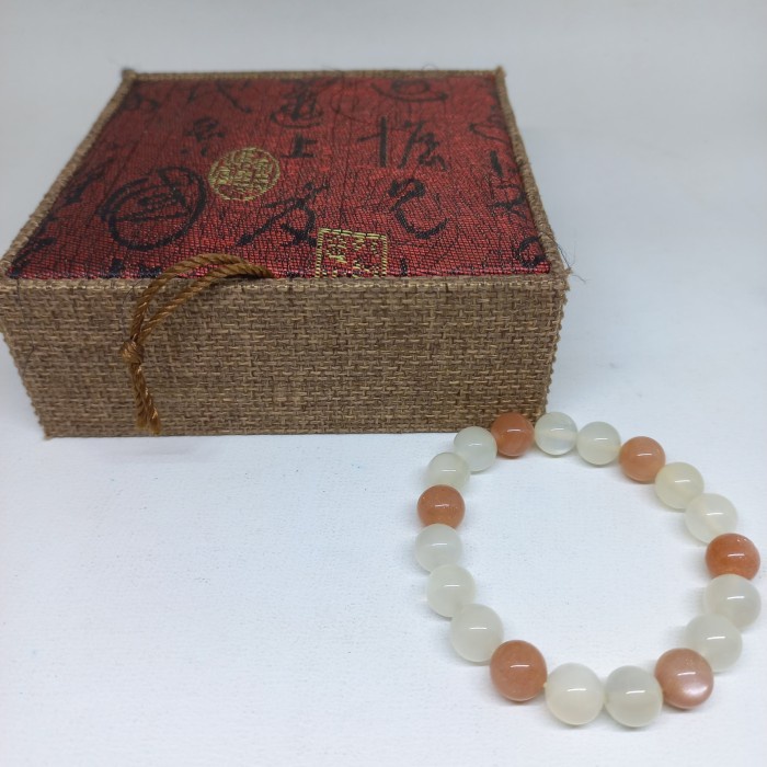 [Baru] Moonstone Biduri Bulan Gelang Original Limited