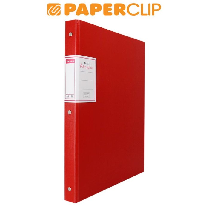 

[COD] File Note A4 Maruman Art Spiral F486-01 Red Terbatas