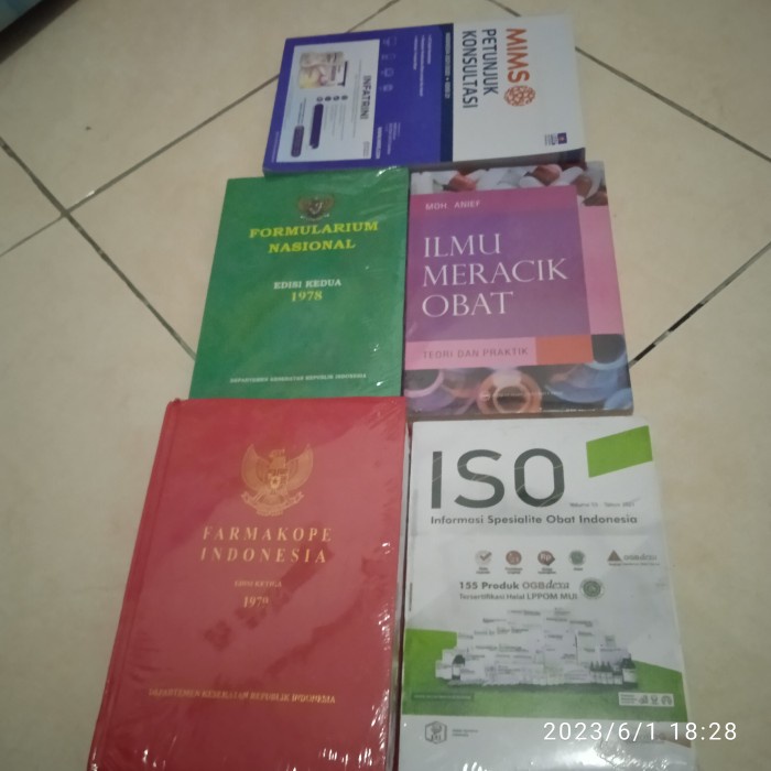 [COD] Buku Farmasi Farmakope3 Fornas Imo Iso Mims 2021/2022 Terbaru Terbaru