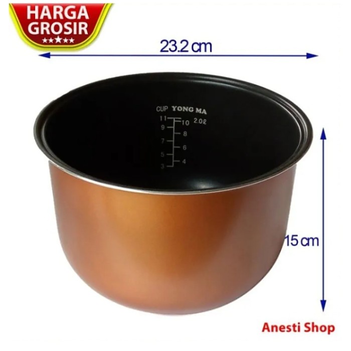 [New Ori] Panci Mejikom Yongma 2 Liter Tanpa Kuping Terbaru