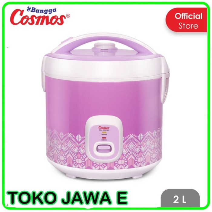 [New Ori] Rice Cooker Cosmos/Magic Com Cosmos Crj 5208 Bc Batik - 2 Liter Terbatas