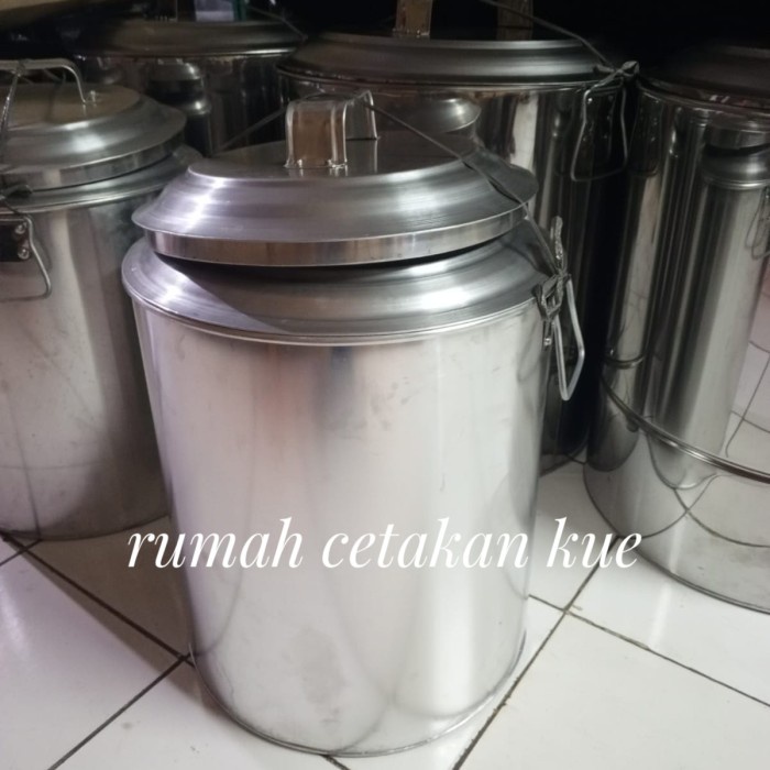 [Ori] Dandang Air Alumunium Tong Air Langseng Air Diameter 35Cm Terbaru