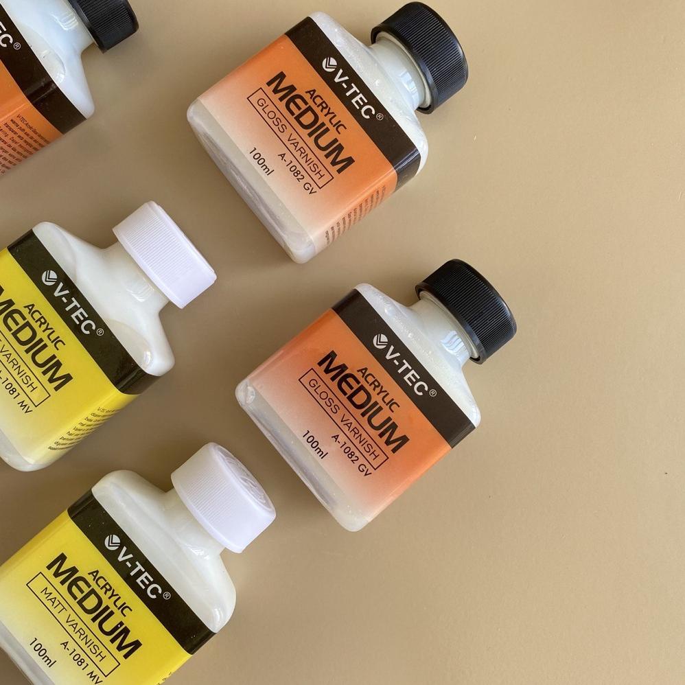 

Hot Sale - Varnish Glossy - Varnish Matt - Varnish Acrylic Medium - V-tec Varnish Glossy Matte - Cairan Kilap Doff - Varnish - Kreasy Clay ..