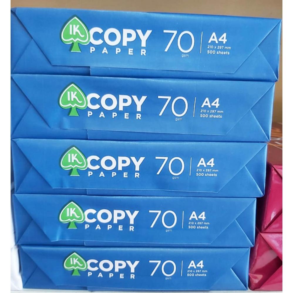 

Berkualitas Kertas HVS A4 70 Gsm IKCopy Paper 1 Rim (500 Lembar) ..