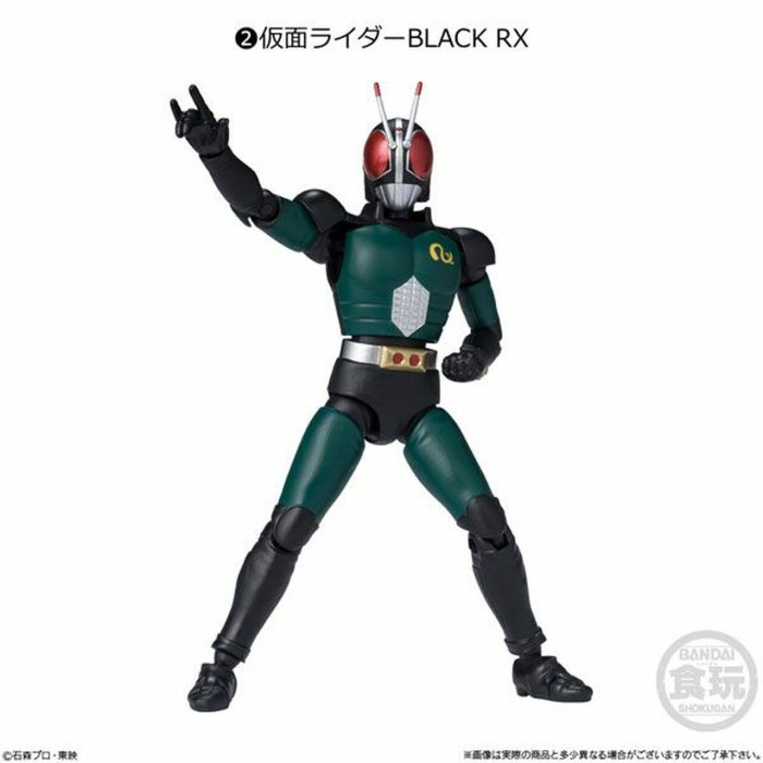 ✅Baru Bandai Shodo X Kamen Rider Black Rx Bib Repackage- Rare Item Terbatas